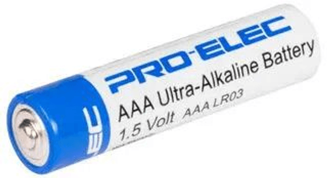 2 x AAA Batteries